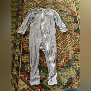Parade Organics light purple zippered pajamas, 3T